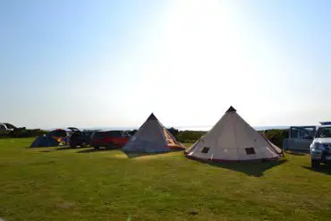 Camping pitches at Sands of Luce Holiday Park