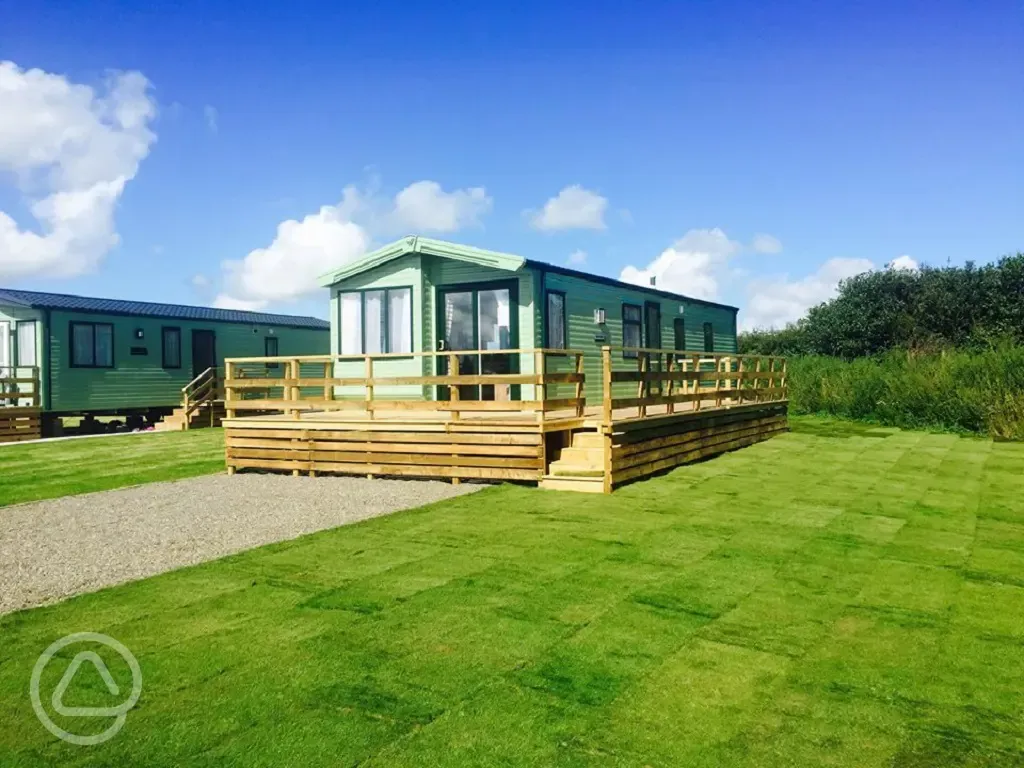 Static holiday home at Sands of Luce Holiday Park