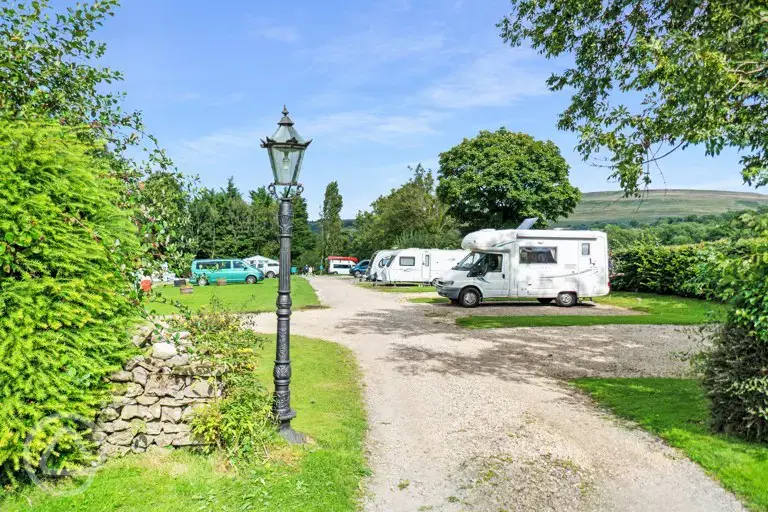 Hardstanding touring pitches