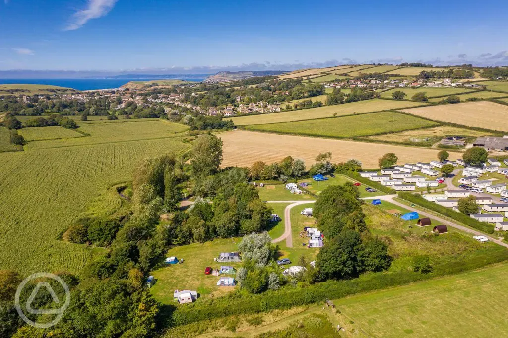 Campsite aerial