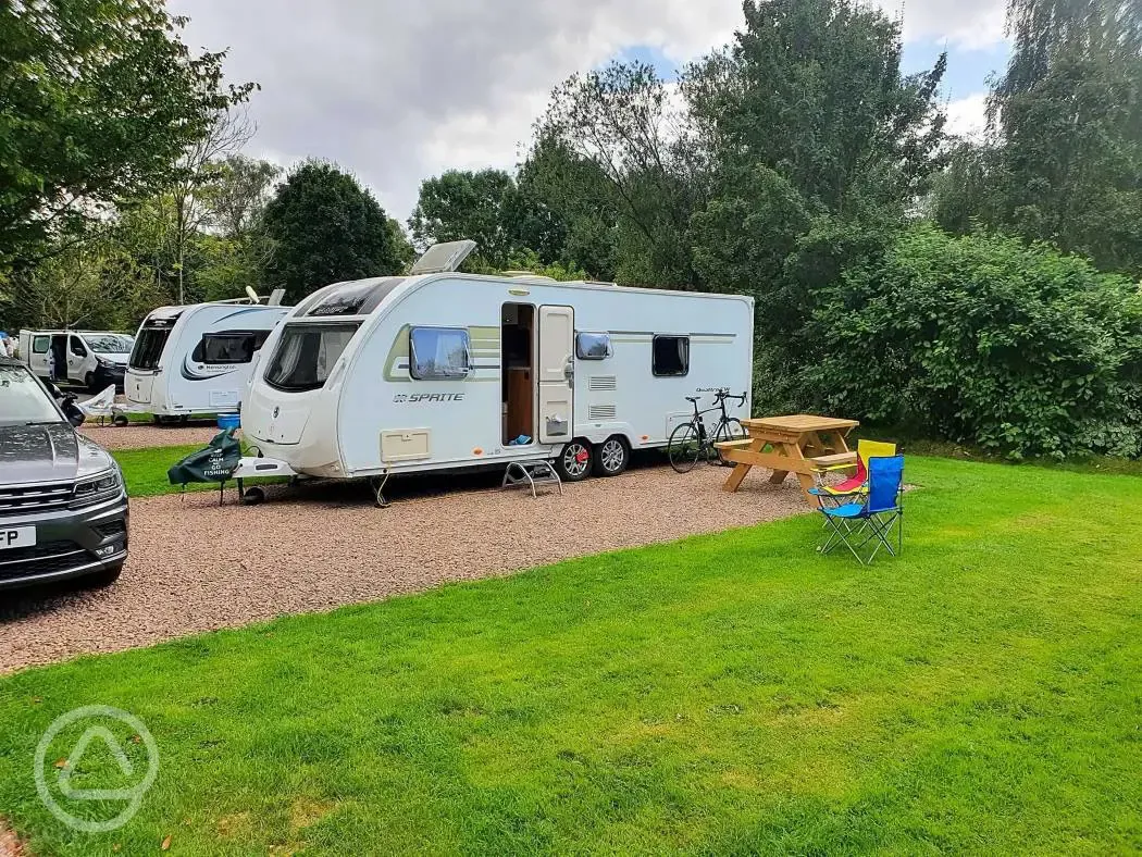 Hardstanding gravel super pitches