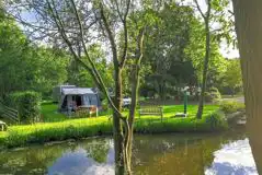 Grass riverside pitches