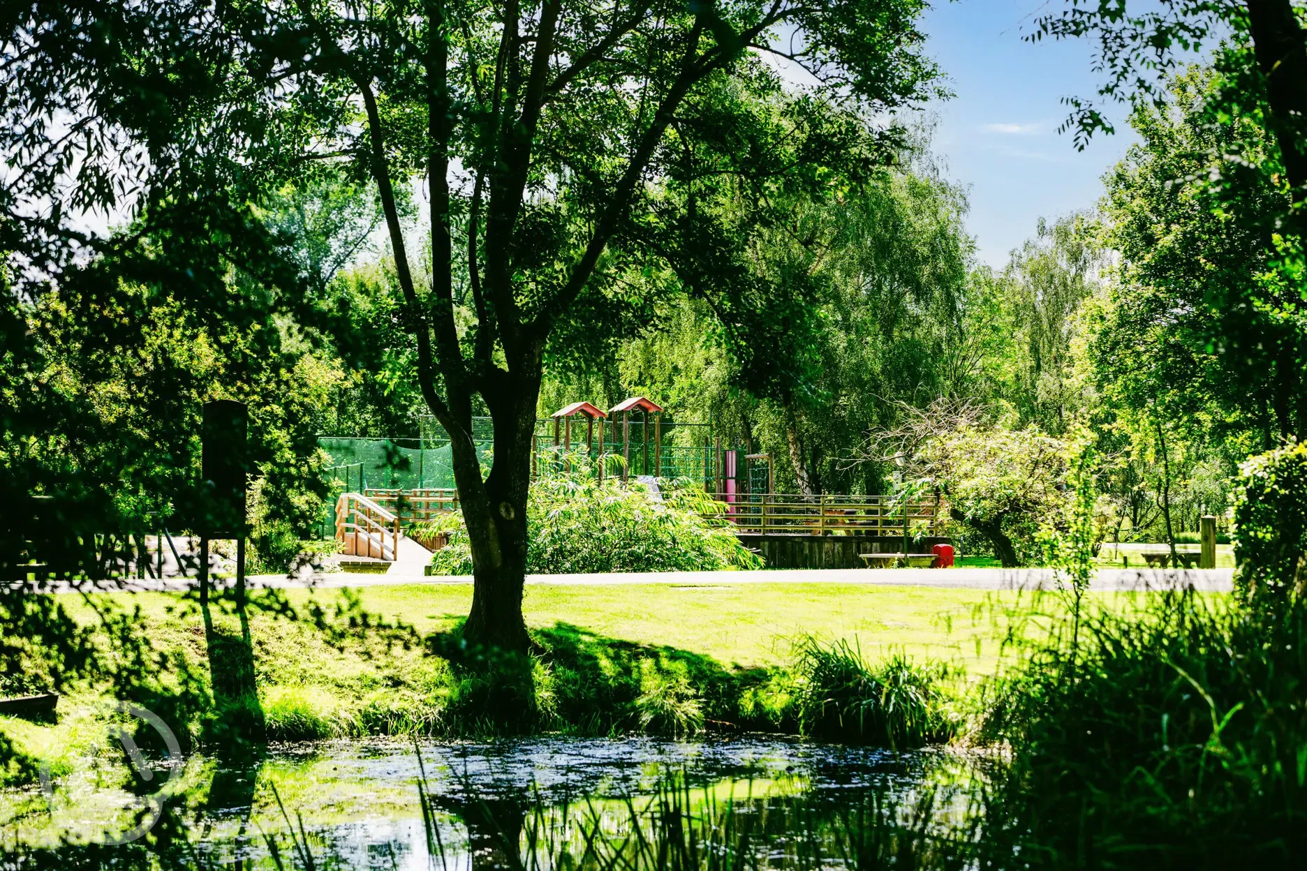  Riverside setting and play park