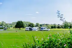 Riverside grass electric pitches with 10 amp hook up