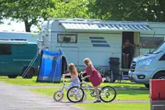 Electric hardstanding pitches (9m x 9m) with water hook ups