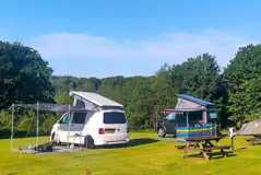 Electric grass pitches (9m x 9m) for tents and tourers