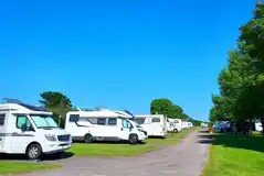 Electric hardstanding pitches (9m x 9m) with water hook ups