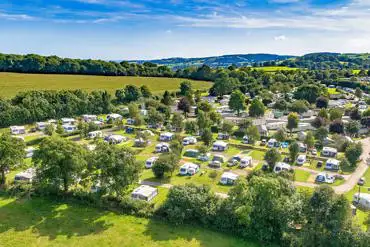 Aerial of the campsite