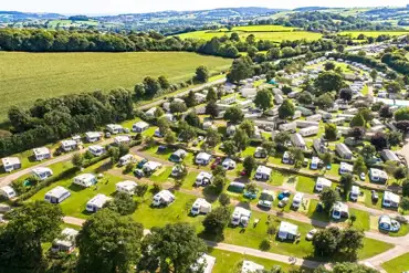 Aerial of the campsite