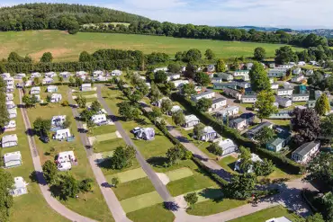 Aerial of the campsite