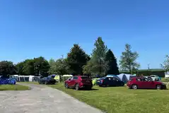 Grass pitches for tents and tourers (with parking)