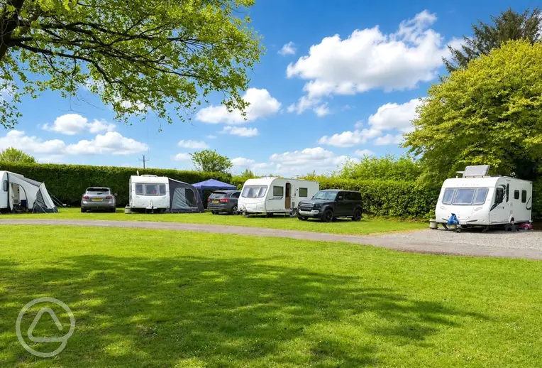Zeacombe House Caravan Park with grass and hardstanding pitches