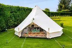 Bell tent at Zeacombe House Caravan Park Bell tent at Zeacombe House Caravan Park