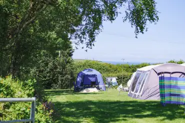 Secluded non electric grass pitches at Cornish Coasts
