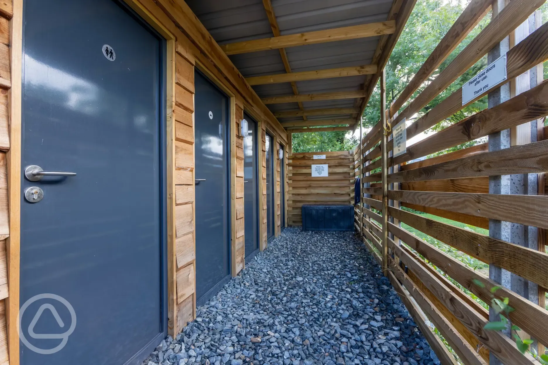Facilities block at Cornish Coasts