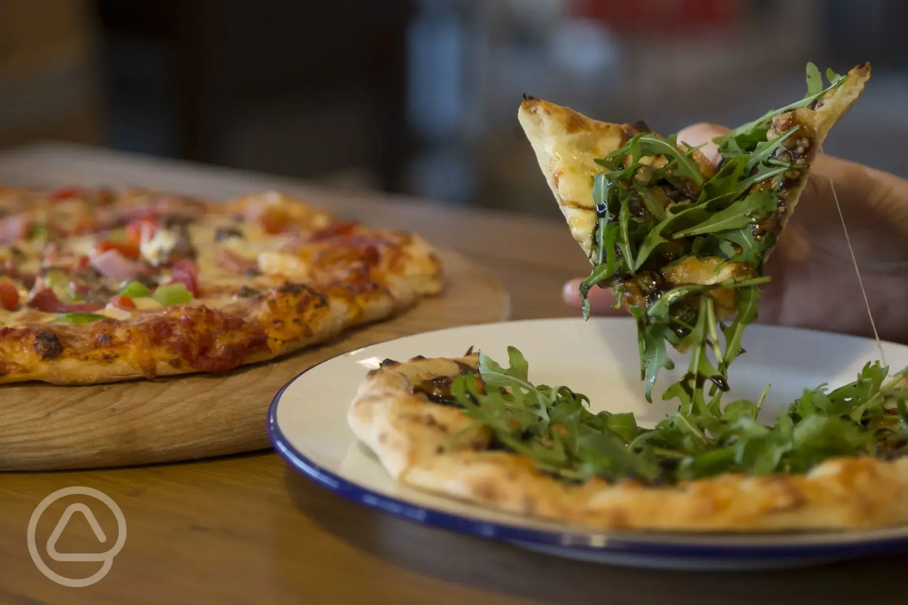 Hot meals from Cornish Coasts' onsite café 