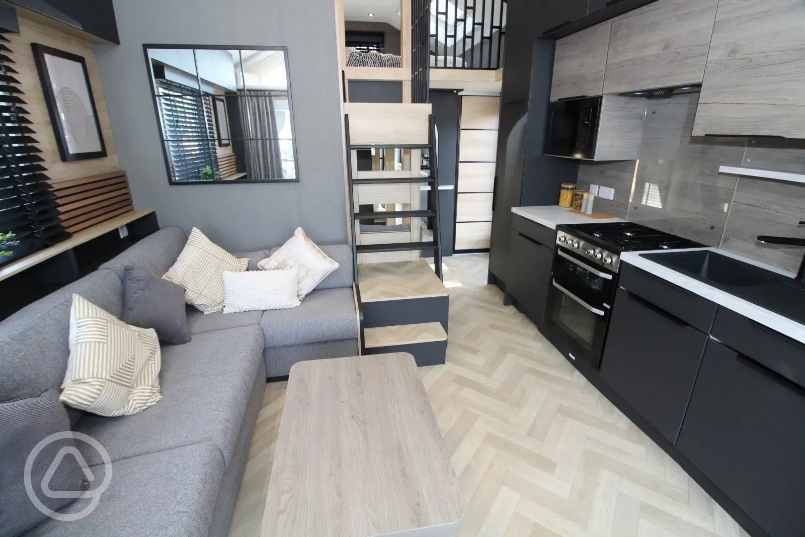 Ensuite Glamping Cabin interior