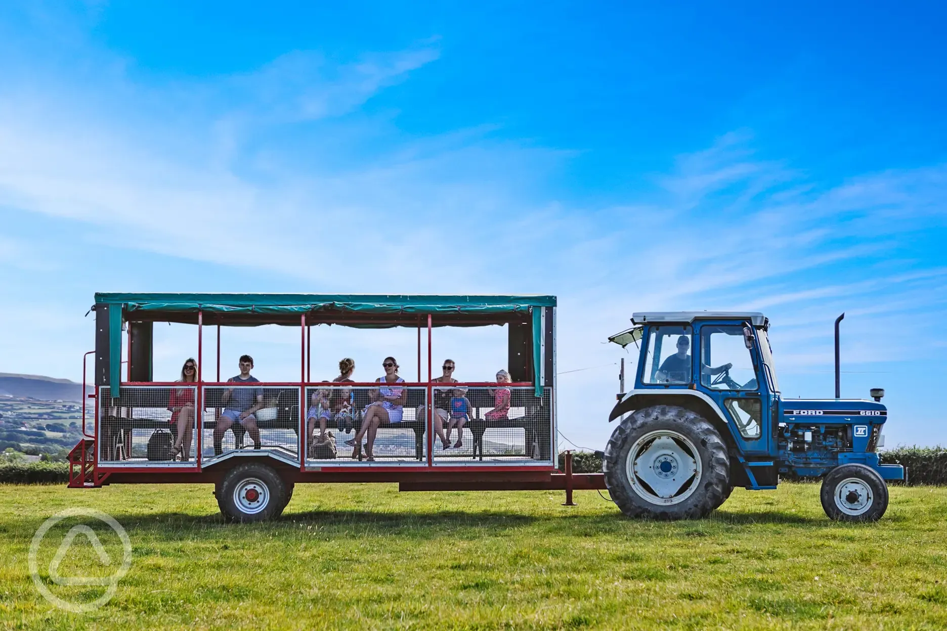Tractor ride available March - September running once a week on Monday afternoon