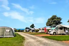 Tents and tourers on grass and hardstanding pitches 