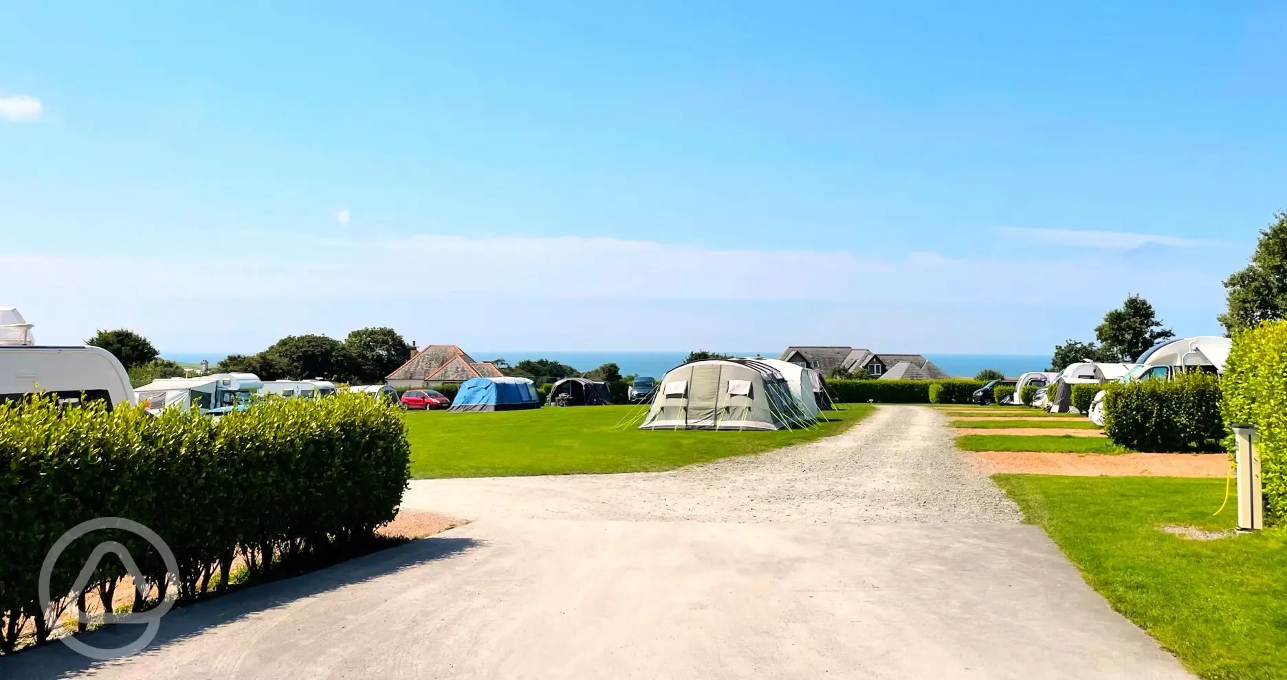 Tents and tourers on grass and hardstanding pitches 