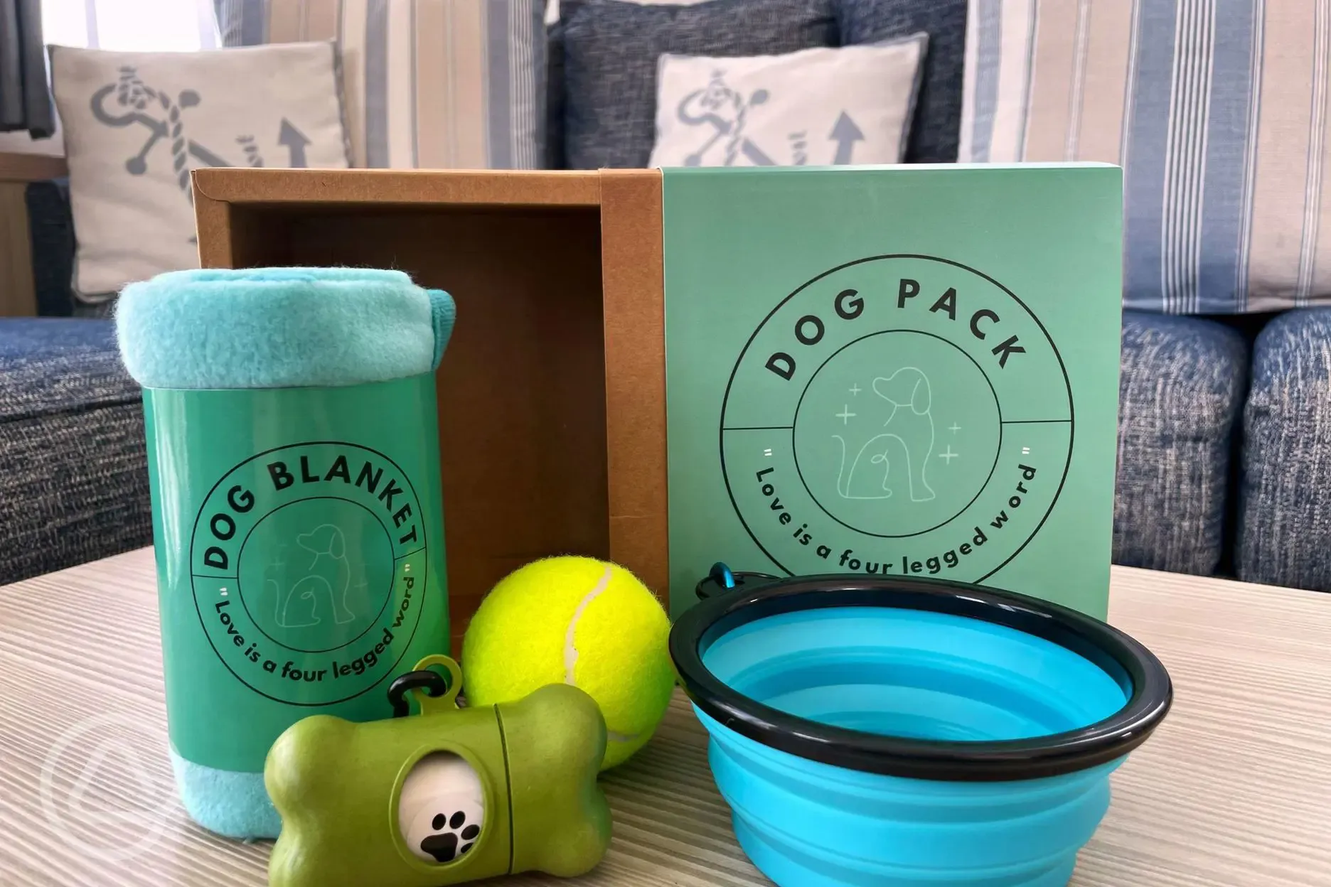 Doggy welcome pack