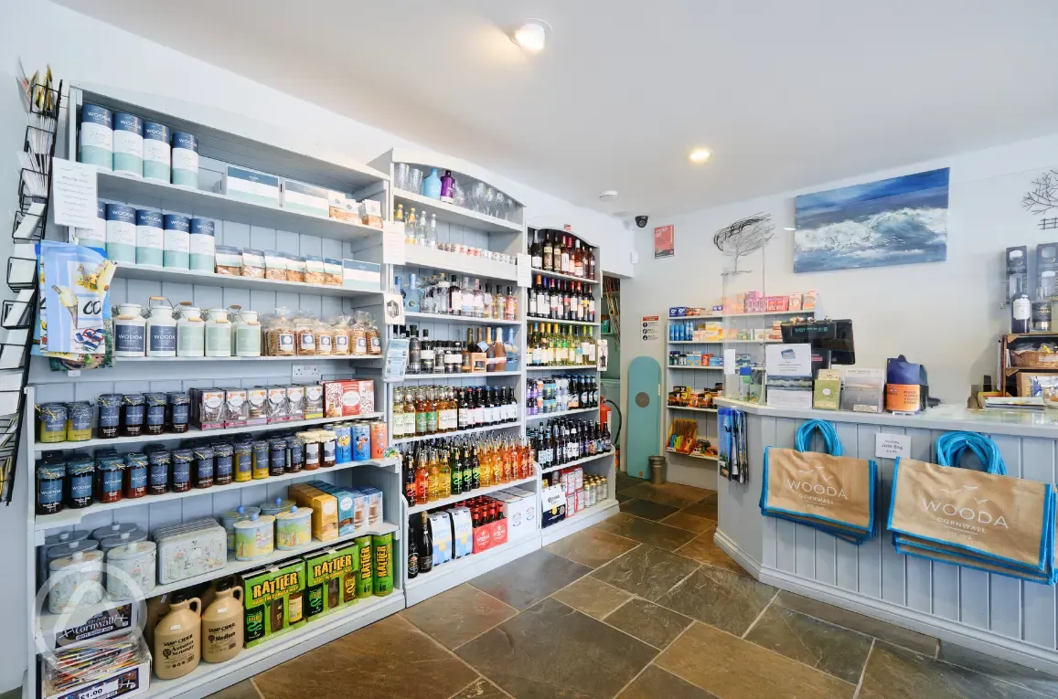 Farm shop selling essential items, local produce, gifts and toys (open all year)