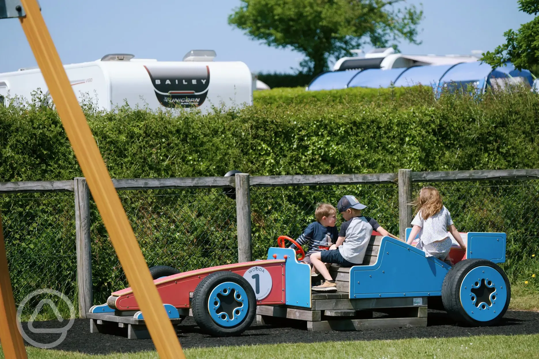 Go kart in the children's play area