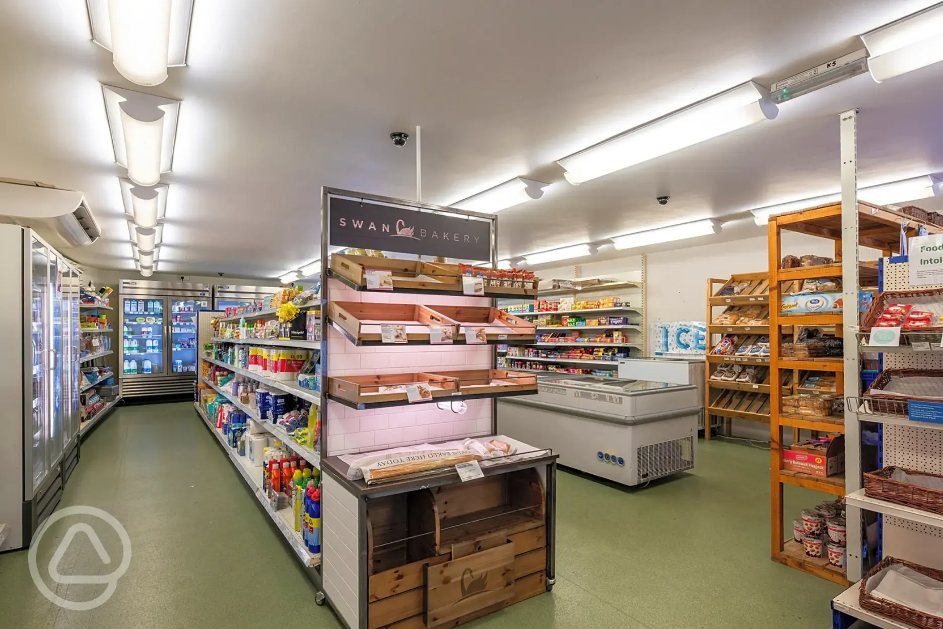 Olde Farm Shop with bakery and freezers