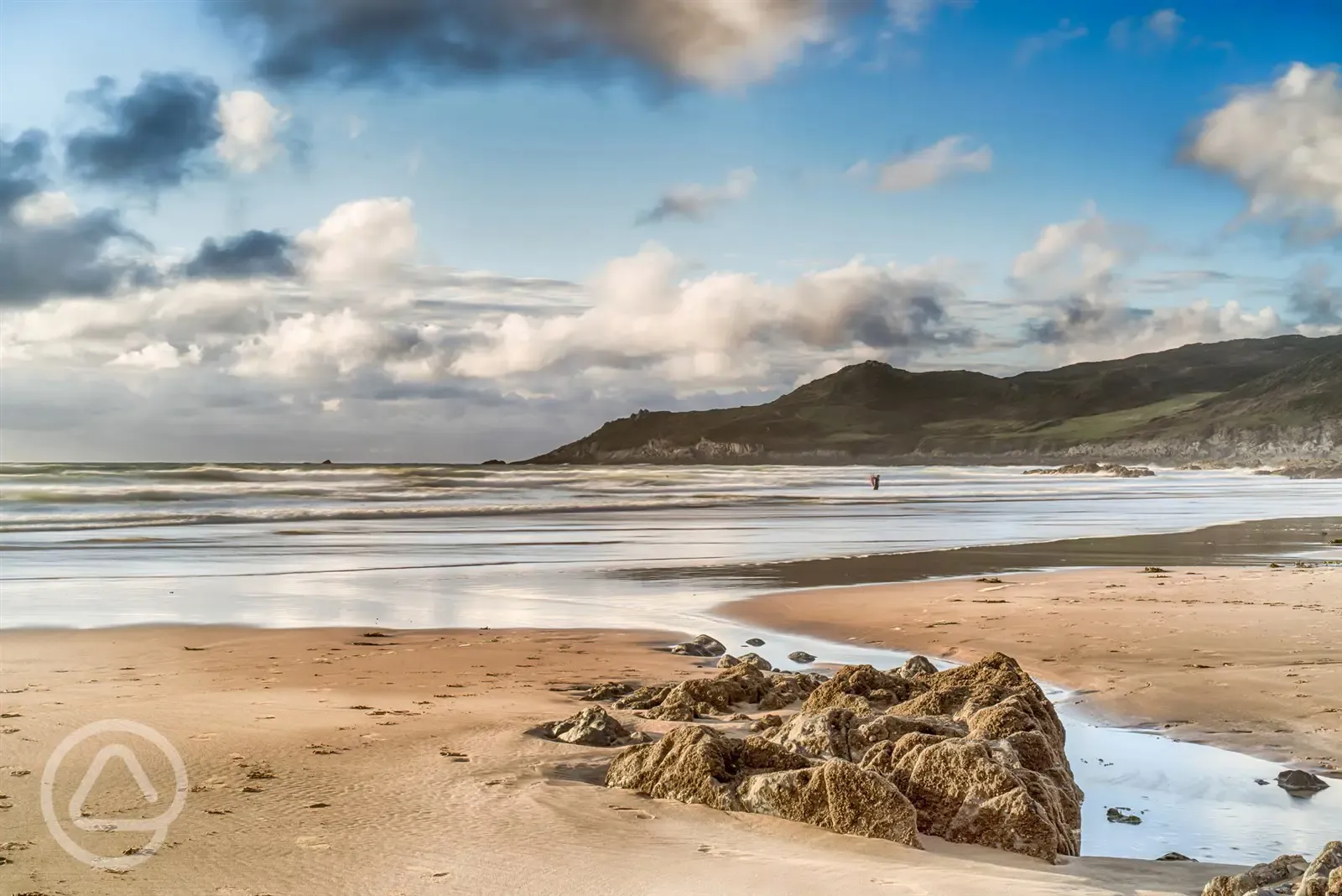 Woolacombe beach just a 20 minute drive away