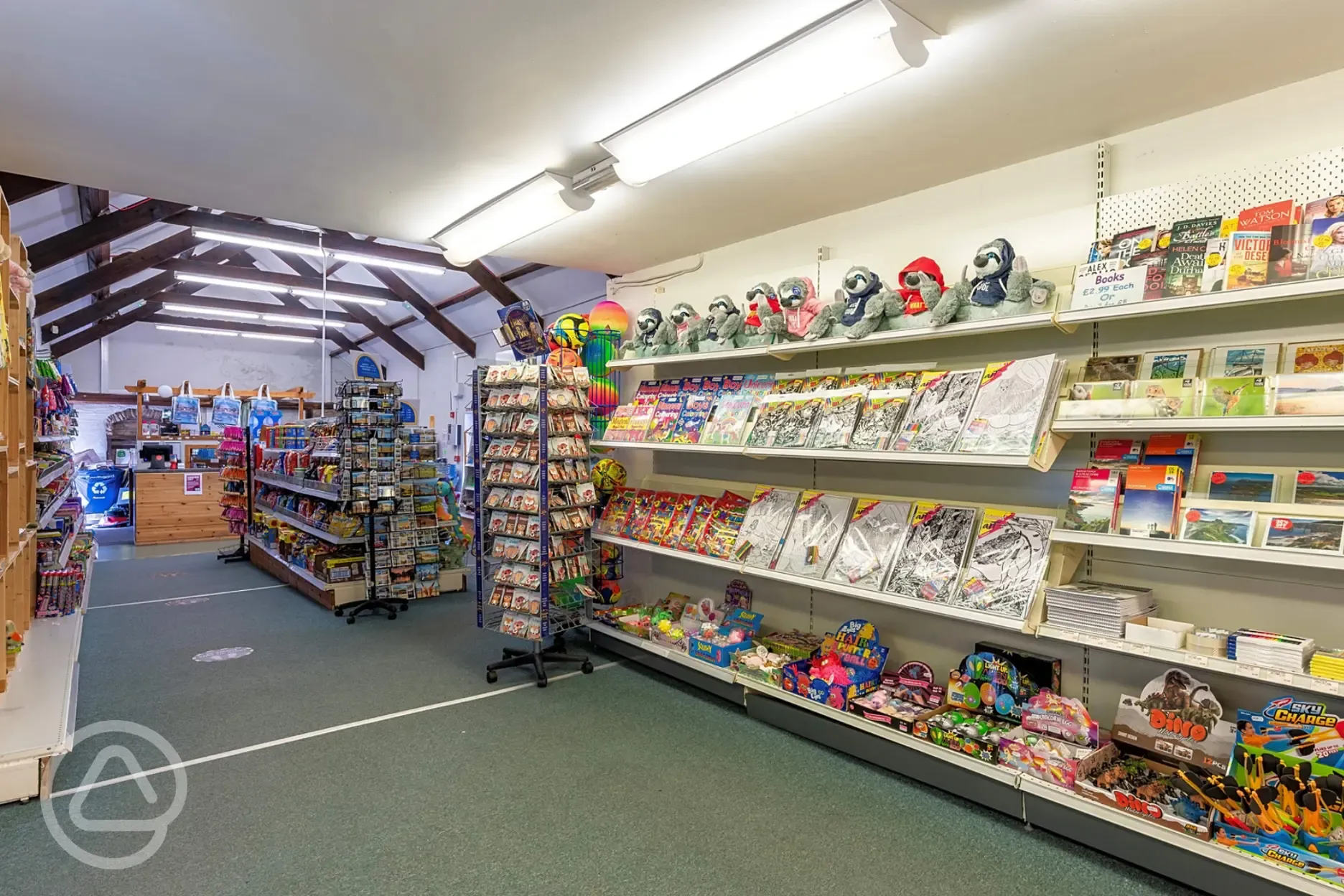 Olde Farm Shop selling groceries and camping essentials