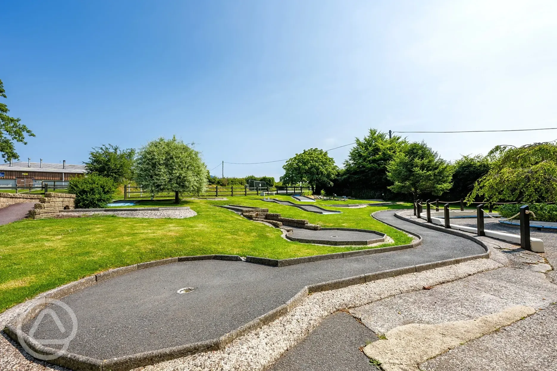 Pitch and putt crazy golf course, charges apply