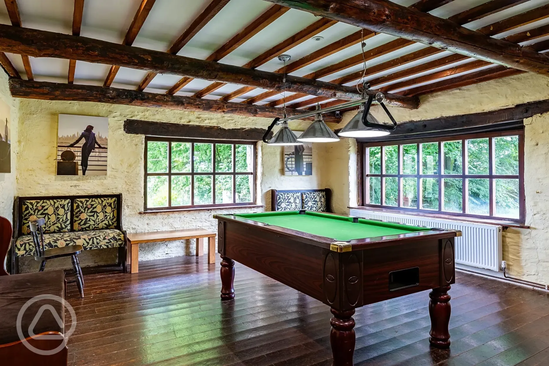 Pool table in the Bar