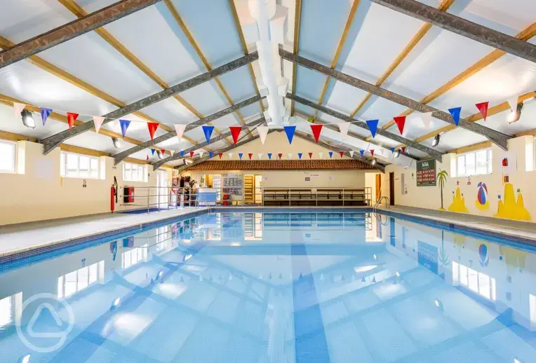 Indoor heated swimming pool, open April to October, charges apply