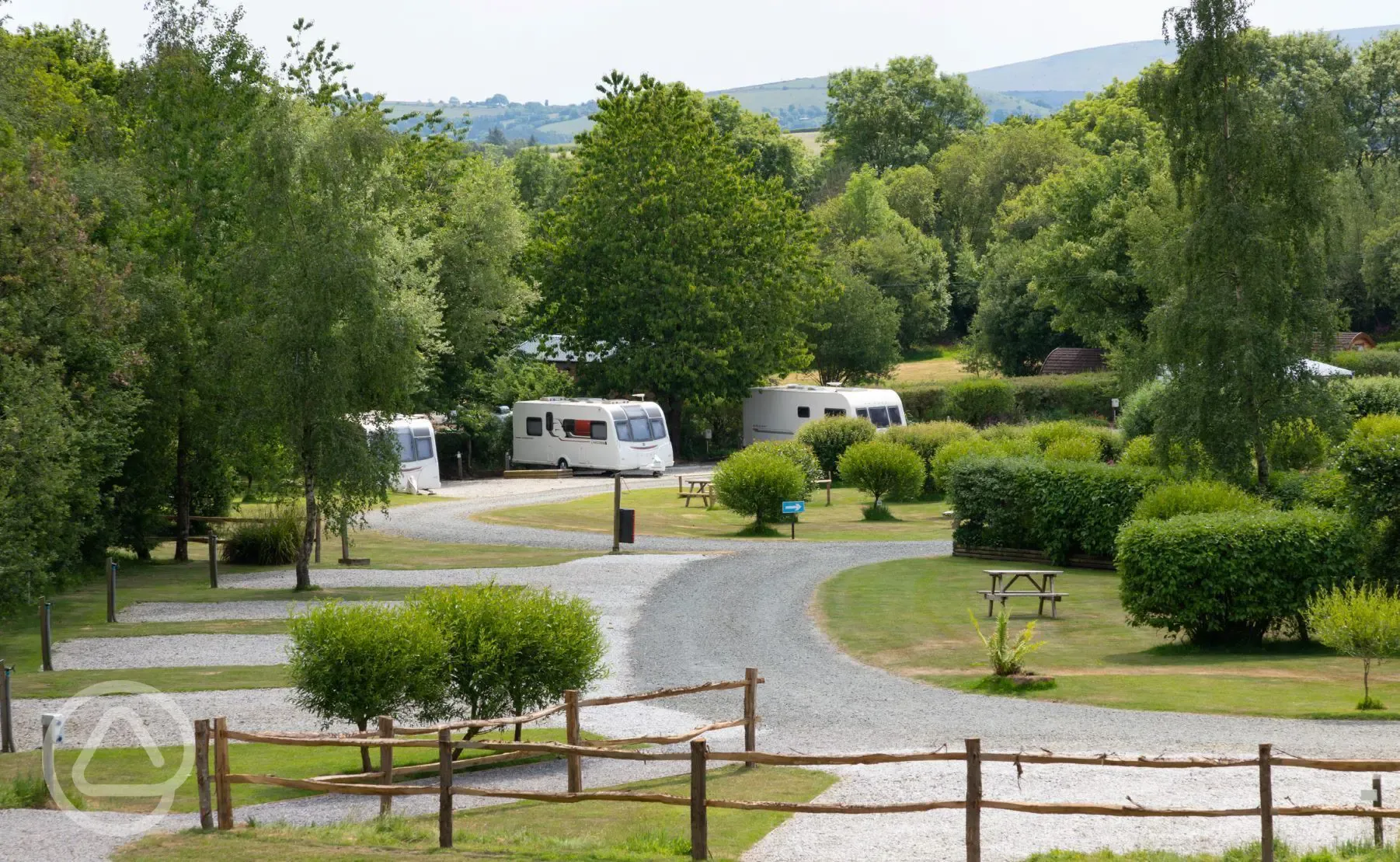 Adult only touring pitches