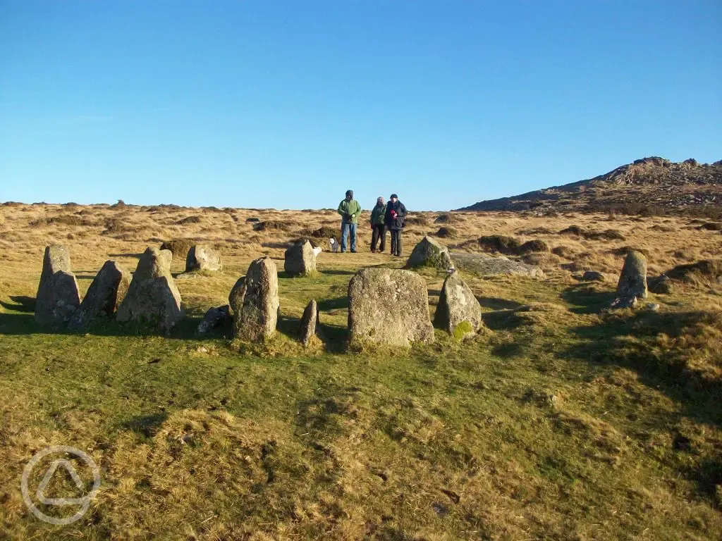Belstone Common on Dartmoor on a lovely sunny winters day