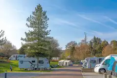 Electric hardstanding 9m x 9m pitches with 16 amp hook ups