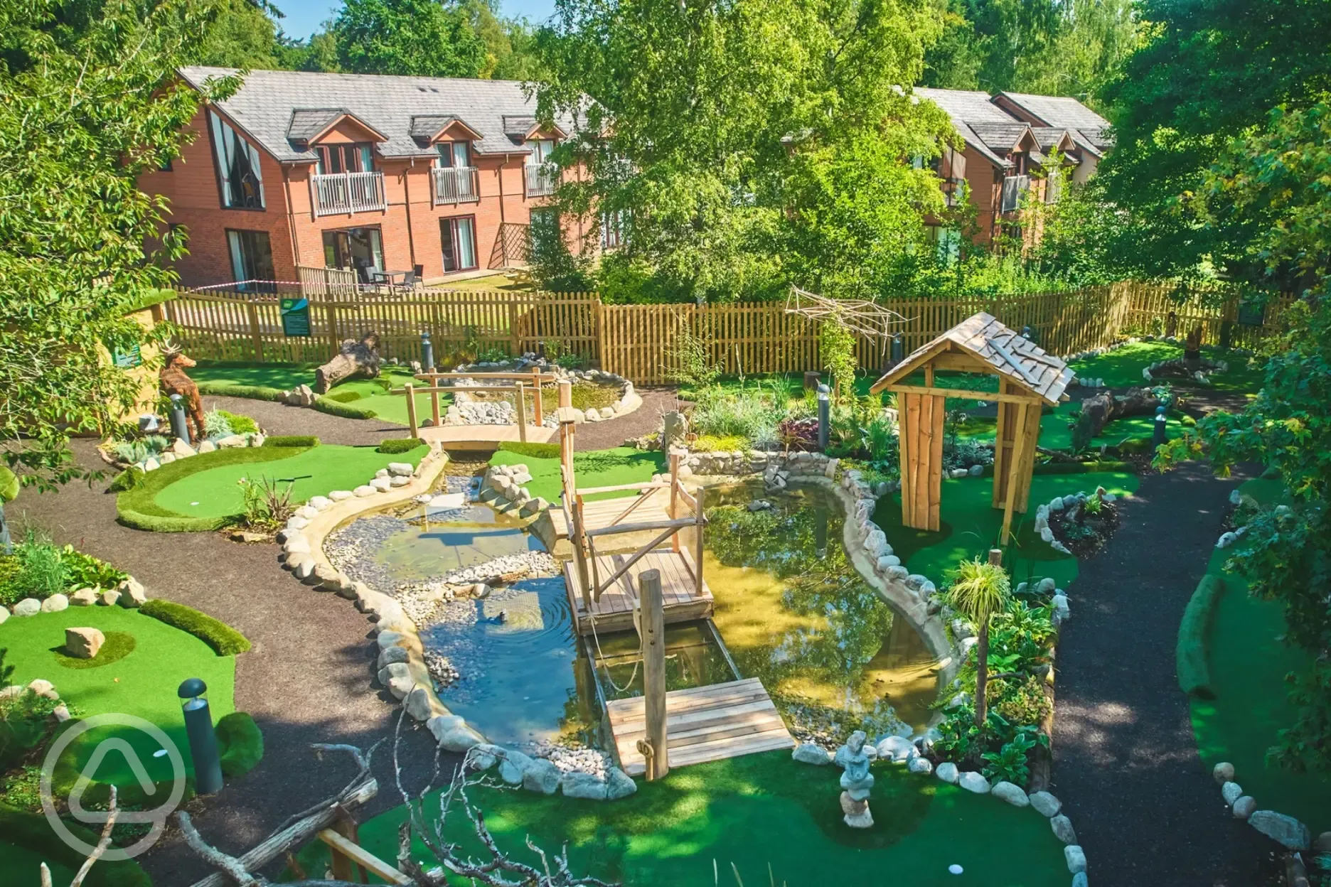 Woodland themed adventure golf (extra cost)