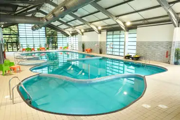 Indoor heated swimming, toddler pool and sea scooters