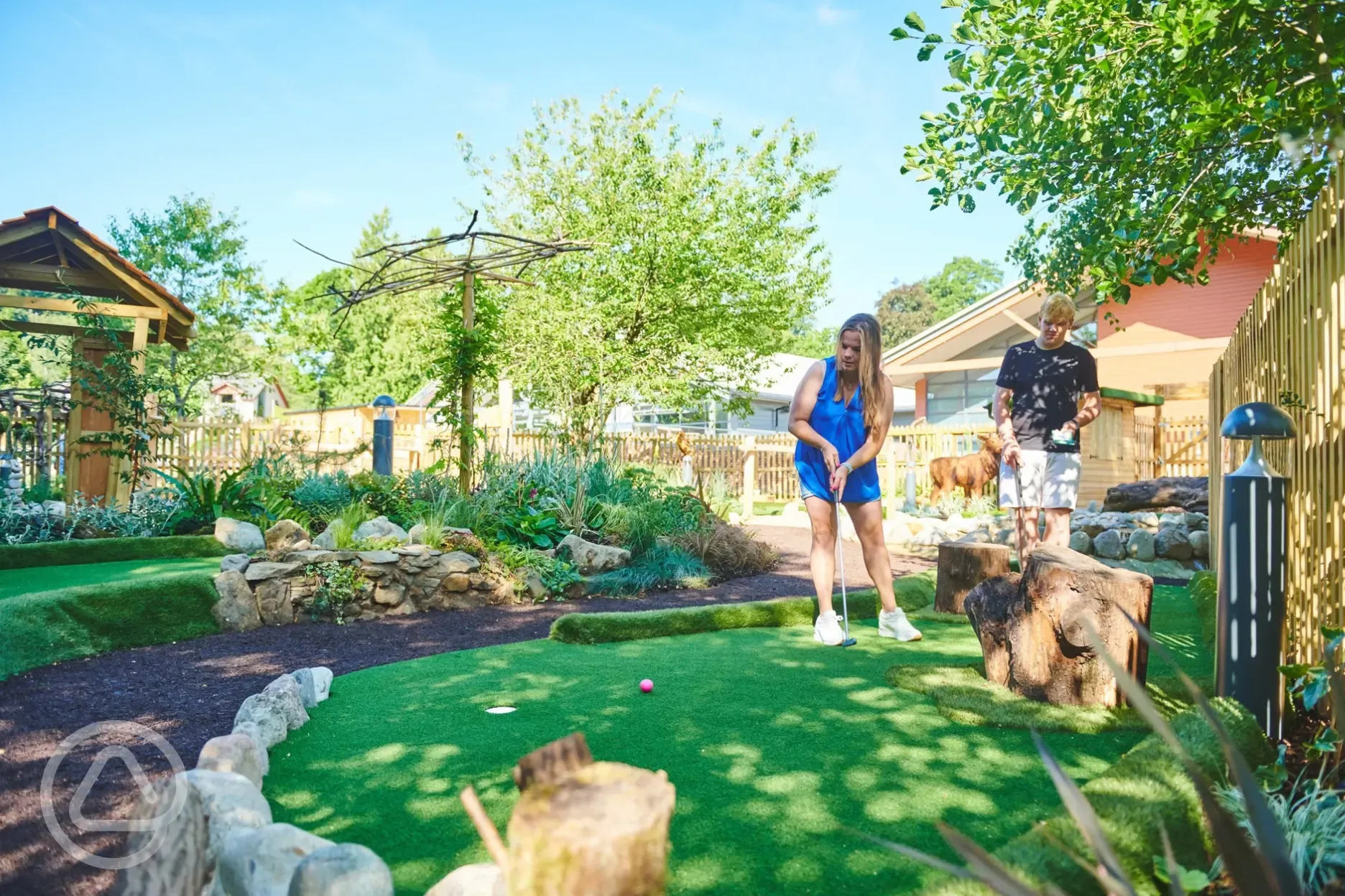 Woodland themed adventure golf (extra cost)