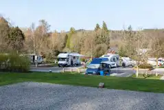 Electric gravel tent and campervan pitches