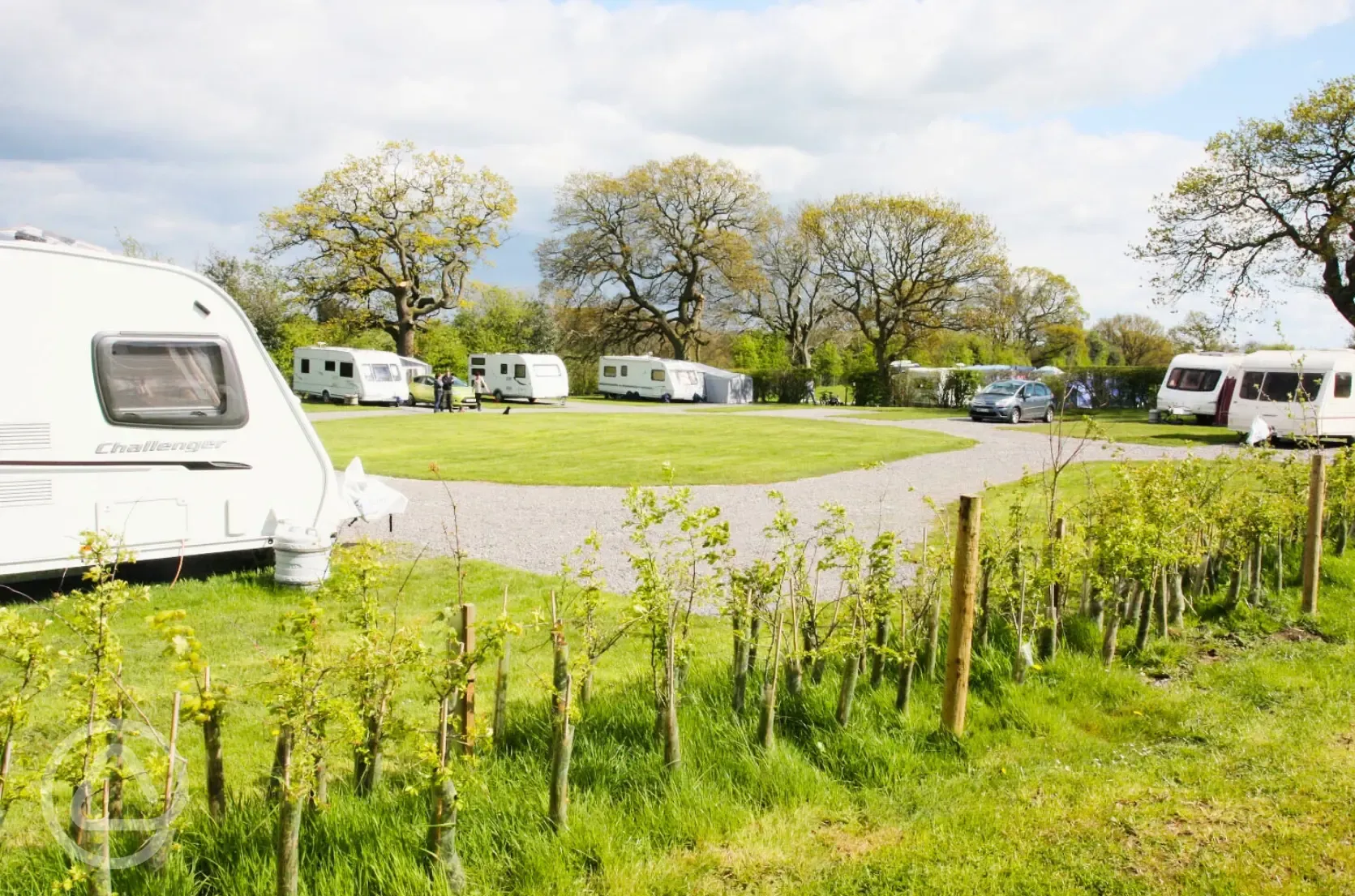 Electric hardstanding pitches