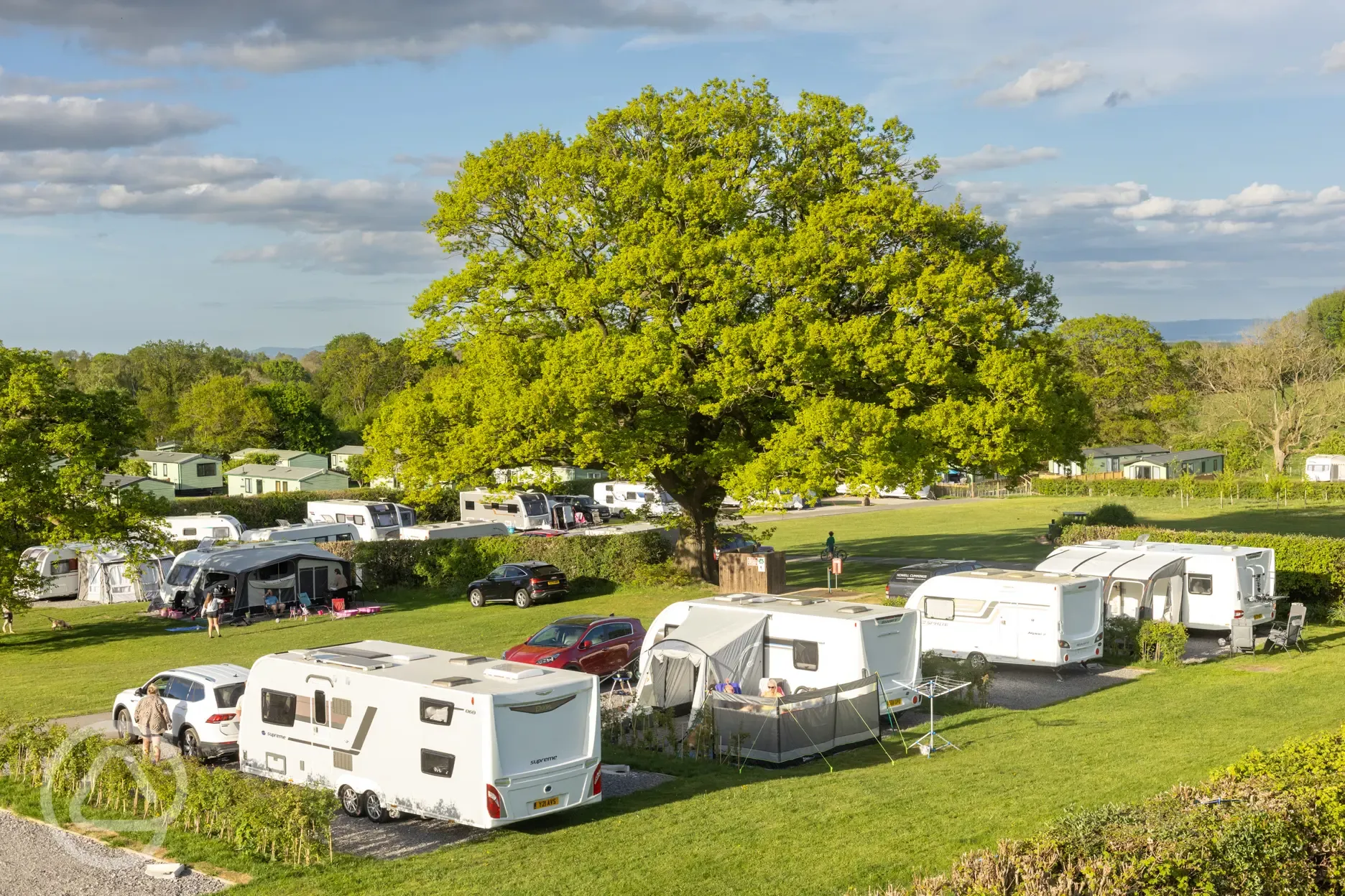 Electric hardstanding pitches