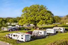 Electric hardstanding pitches at Woodhouse Farm Holiday Park