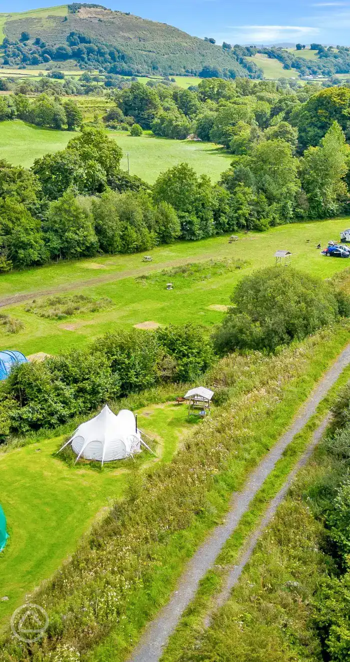 Tyn Cornel Camping in Bala, Gwynedd - book online now