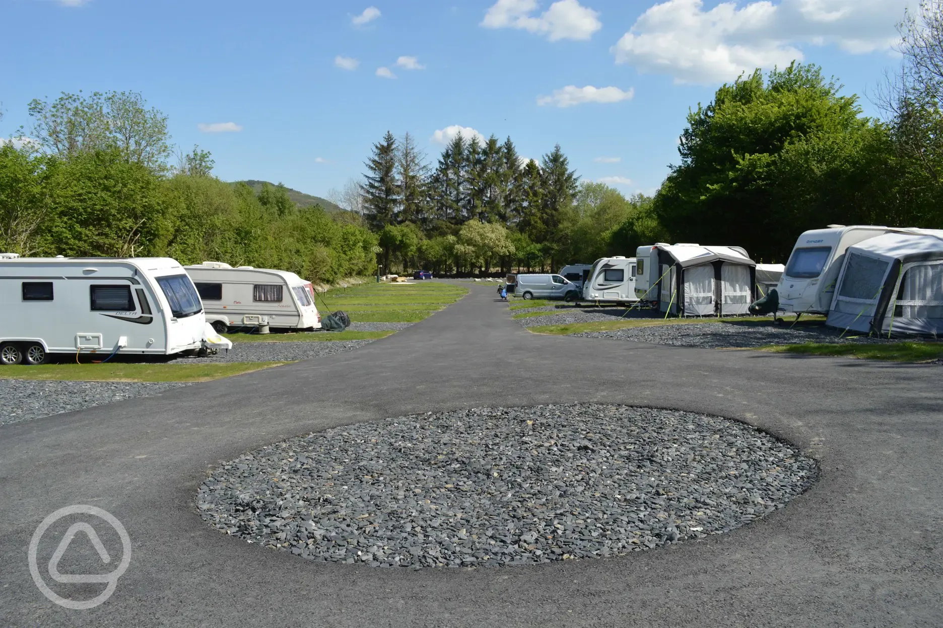 Fully serviced pitches