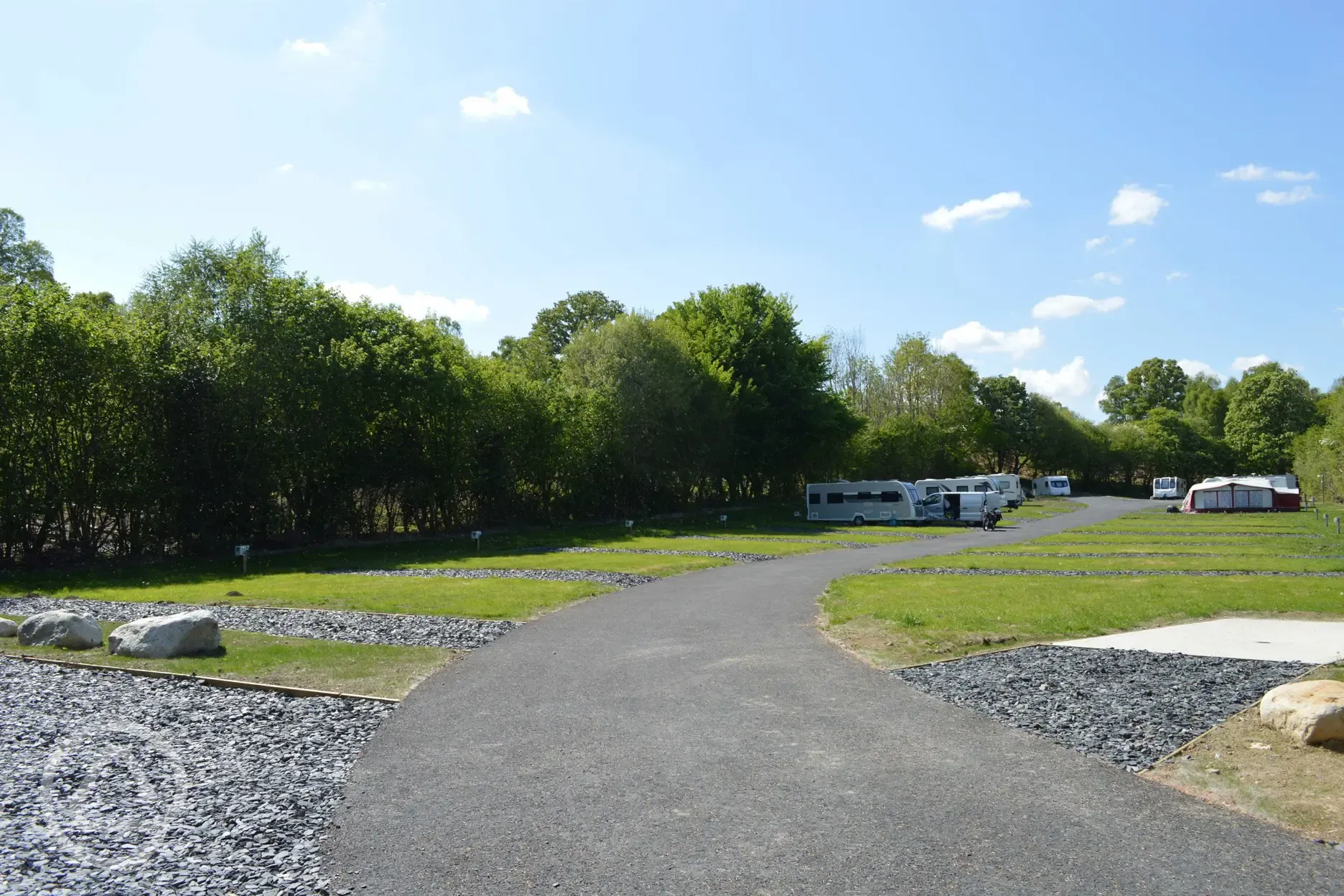Fully serviced pitches