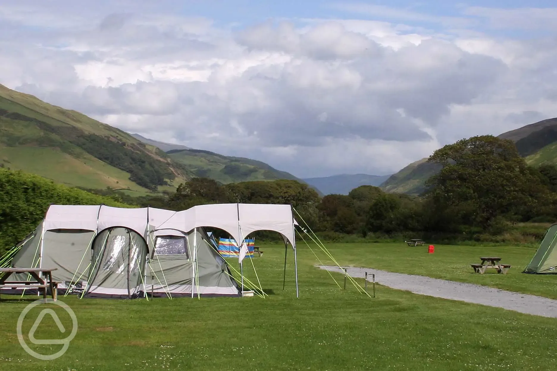 Tent camping Tynllwyn Caravan Camping Park