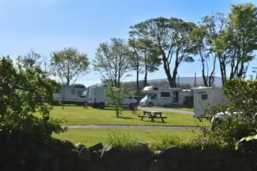 Fully serviced grass pitches