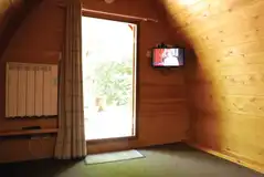 Camping pod interior 