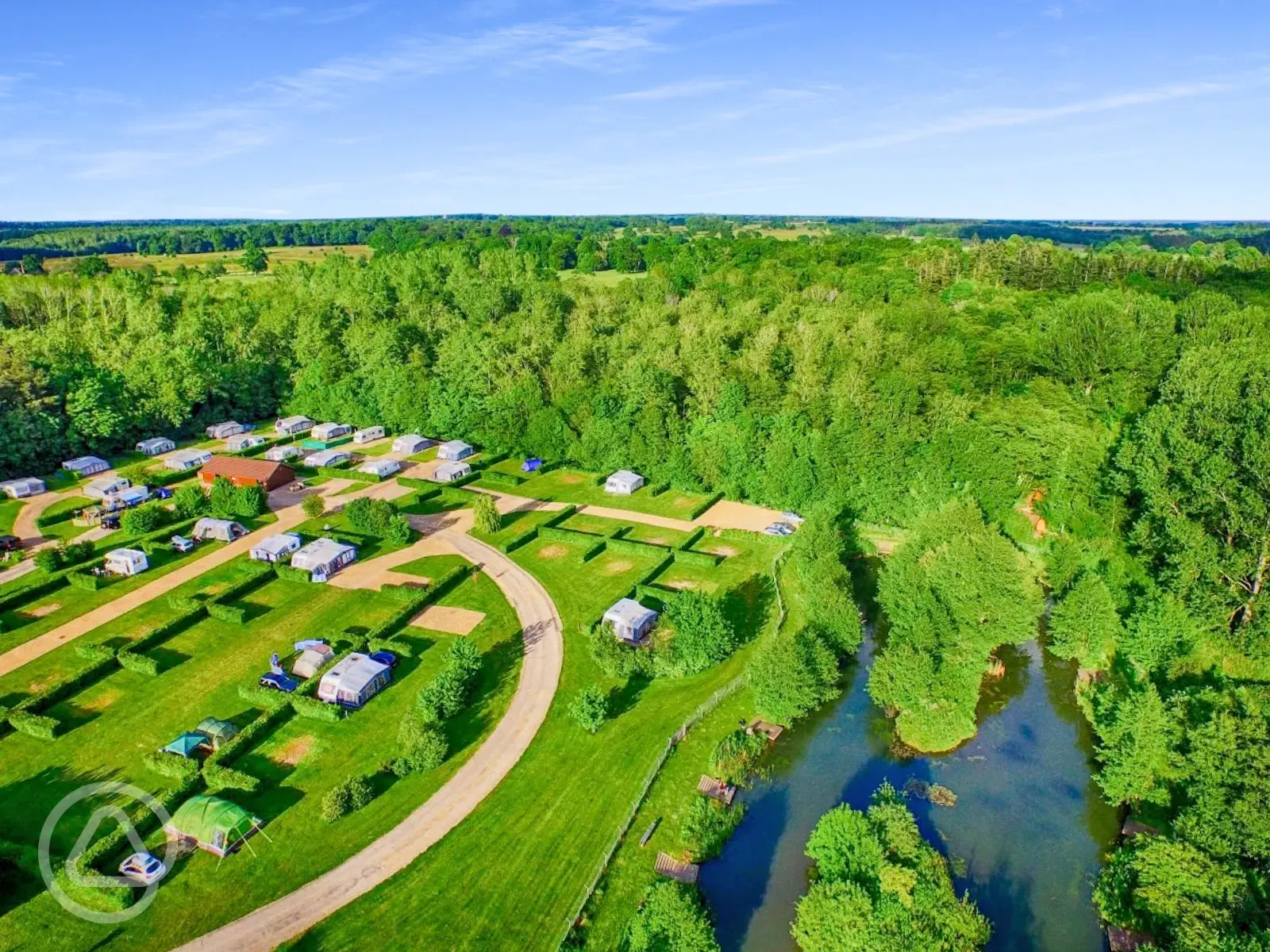 Aerial of the site